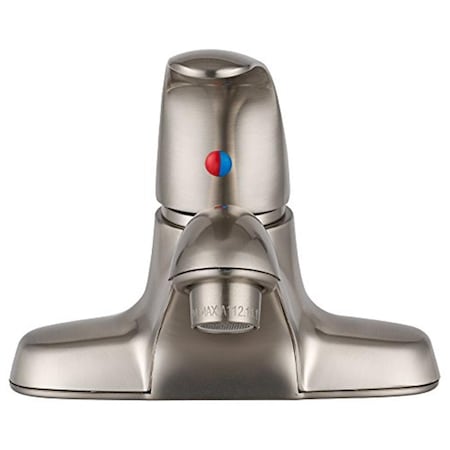 Dura Faucet Heavy Duty Single Lever Faucet, Nickel D6U-DFNML210SN