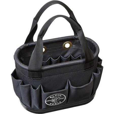 Klein Tools Hard-Body Bucket, 29-Pocket Aerial Bucket, Black 5144BHB14OS