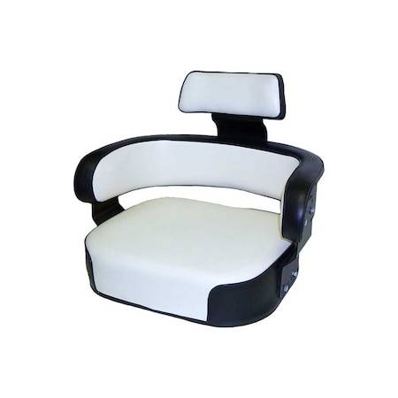 Uni Pro International Harvester 806 Seat Assembly, Black & White Vinyl 7153