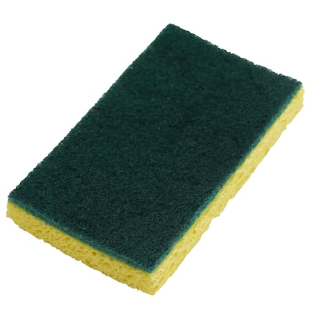 Performance Plus Cellulose Scrubbing Sponge Green/Yellow Med. Duty 6.25 x 3.25 PGRE74