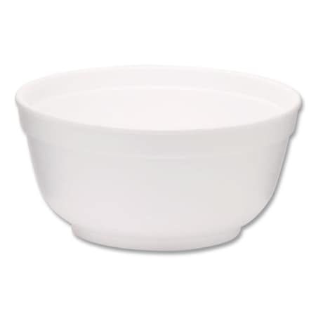 Wincup Foam Bowls, Squat Style, 8 oz, White, 1000PK 221990