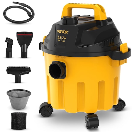 Vevor Wet Dry Vac Shop Vac 2.6 Gal 2.5 Peak HP 3-in-1 Function Blower Portable VV-GSXCQ-10L