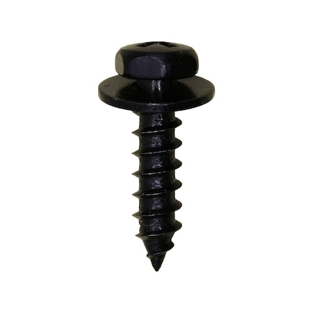 Auveco Toyota/Lexus Hex Head Sems, M5.2-2.0 x 20mm, Black E-Coat, 8mm Hex, 25PK 21841