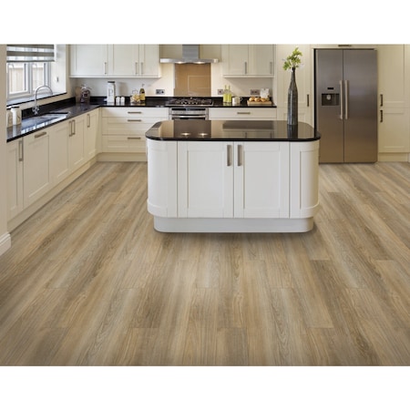 Mohawk SolidTech Discovery Ridge 6'' Wx48'' L Brushed Beige Vinyl Floor Plank, 32.15 Sq. Ft./Case DRS21-220