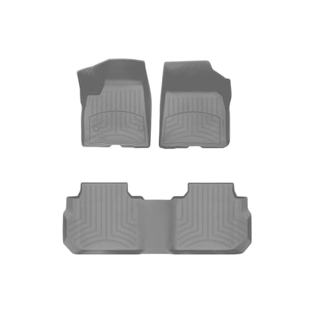 Weathertech Grey, Front and Rear FloorLiner HP 461080-1-2IM