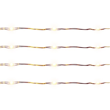 Caracteristicas Atractivas 16.5 ft. 100 LED Big Seed Light Set, Warm White, 12PK CA2741096