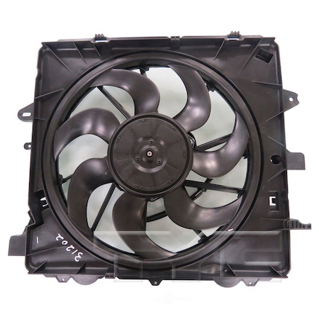 Tyc Dual Radiator And Condenser Fan Assembly 624510