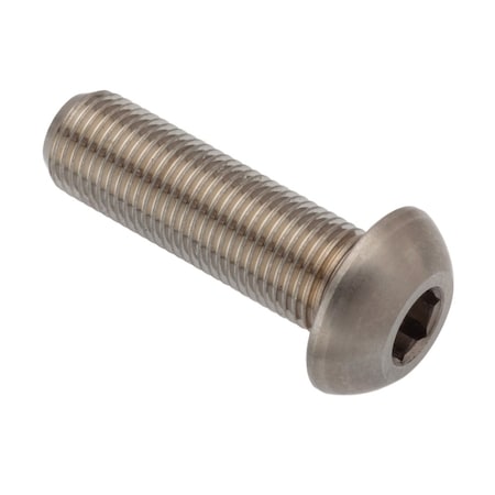Zoro Select 5/16"-32 Socket Head Cap Screw, Button, Plain 18-8 Stainless Steel, 1 in Length ZBC523UNEF
