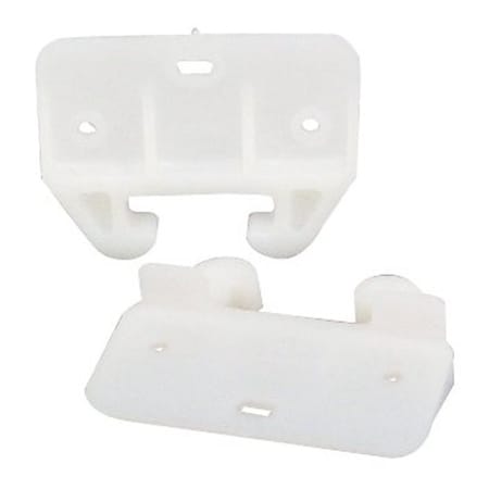 Us Hardware Drawer Guide, Plastic, White, 2/CD WP-8813C