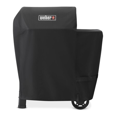 Weber Premium Grill Cover, 38-1/2 in W, 25-1/2 in D, 47 in H, PET Plastic 3400145