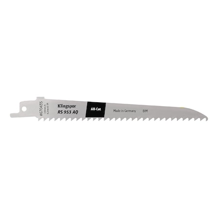 Klingspor 6 in, 6 TPI All-Cut Reciprocating Saw Blade, 5PK 670435