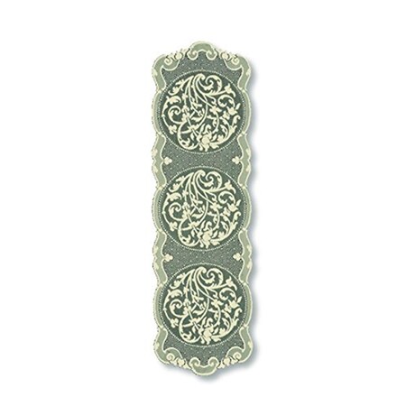 Heritage Lace Rondeau 14 x 47 in. Runner, Cafe RN-1447C