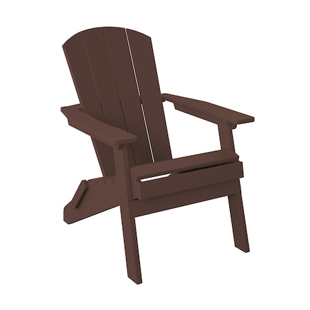 Polybird FOLDING ADIRONDACK.     TUDOR BROWN POLYBIRD P3