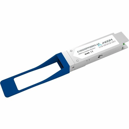 Axiom 100GBASE-SR4 QSFP28 TRANSCEIVER, MMF, MPO-12, 100M, 850NM FOR INTEL E100GQSFP28SRX-AX