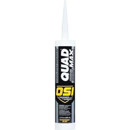 Osi QUAD MAX Sealant, Beige, -14 to 158 deg F, 9.5 oz Cartridge 1869413