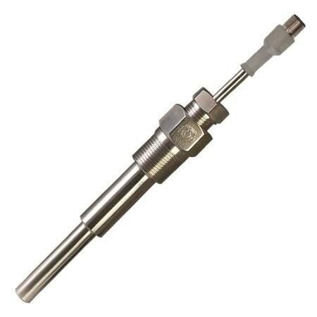 Omega Spring Loaded RTD Sensor, M12 CONN, -50 degC to 500 degC, Class A, 1/2 " NPT M, 0.25 " x 4 " Probe,  PR-31SL-3-100-A-0400-M12-1
