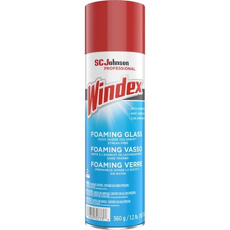Windex Foaming Glass Cleaner, Fresh, 20 oz Aerosol Spray 696501