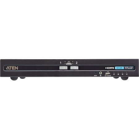 Aten 2-Port USB HDMI Secure KVM Switch with CAC (PSD PP v4.0 Compliant) CS1182H4C