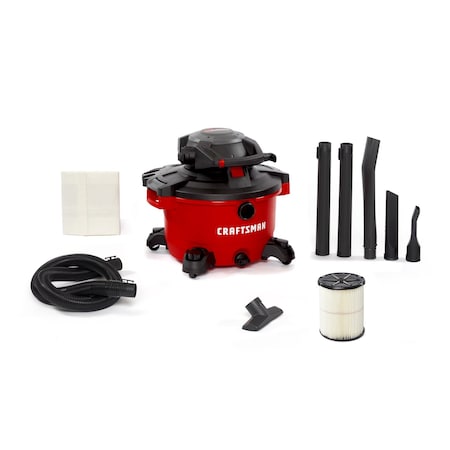 Craftsman 12 Gallon 6.0 Peak HP Wet/Dry Vacuum with Detachable Blower and Attachments CMXEVBE17606