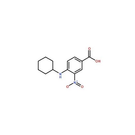 Ak Scientific 4-(Cyclohexylamino)-3-nitrobenzoic acid (100mg), CAS 333340-82-2 0522AE-100mg