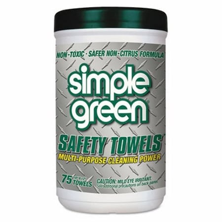 Smp 10 x 11.75 in. Safety Towels, 75 per Canister 13351CT