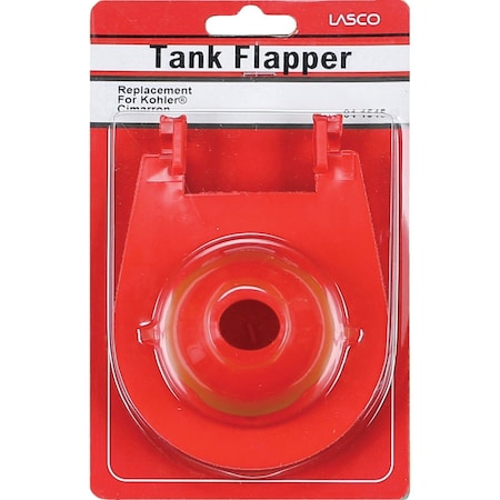 Westlake Pipe & Fittings Kohler Cimarron 3-1/4'' Red Rubber Toilet Flapper with Chain 04-1545