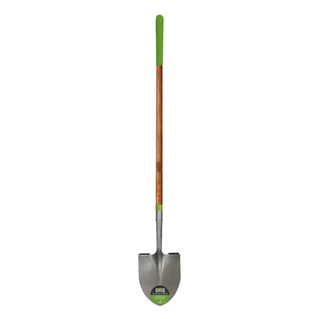 Ames Round Point Shovel, Comfort Step, Hardwood Handle, Cushion Grip 2535600