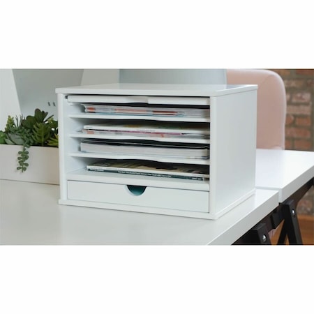 Victor Desktop Organizer, White W4720