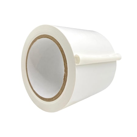Wod Tape Floor Marking Tape, PVC, White, 4 inch (96mm) W., 5 mil Thickness, 12 PK WOD VTC605-04000-12-60-WHI
