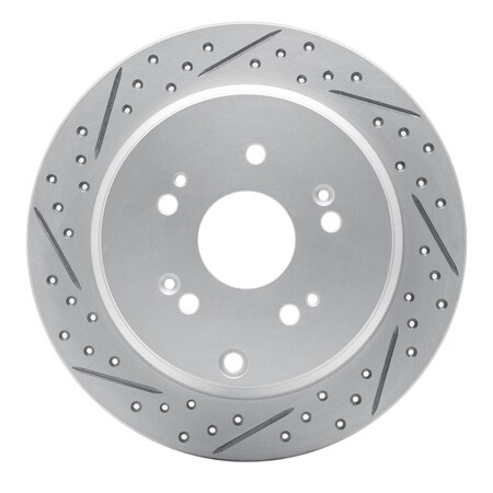 Dynamic Friction Co DFC Geoperformance Rotor - Drilled and Slotted 830-59048L