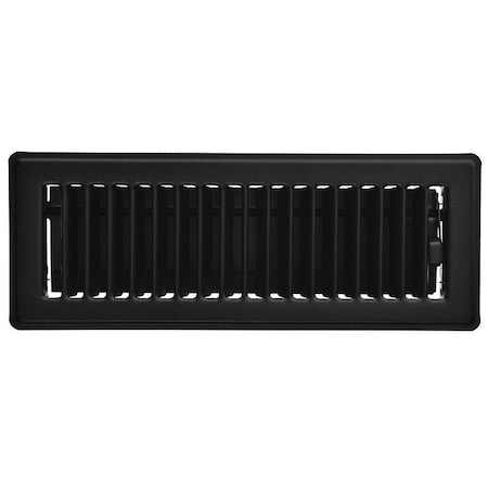 Imperial Floor Register, Steel, Black, PowderCoated RG2143
