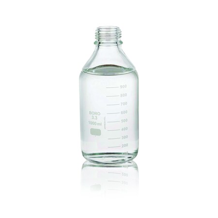 Wheaton LAB 45 Graduated Media Bottle, 1000, PK 12 219920