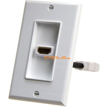 Cmple Faceplate, Number of Gangs: 1 White 563-N