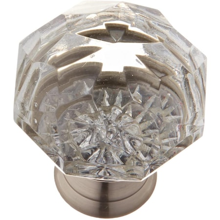 Patioplus 1.25 in. Diamond Cabinet Knob, Satin Nickel PA2054334