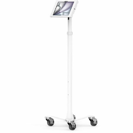 Compulocks IPAD AIR M2 & M3 11IN, APEX ENCLOSURE ROLLING CART - RISE FREEDOM WHITE MCRSTDW11APXW