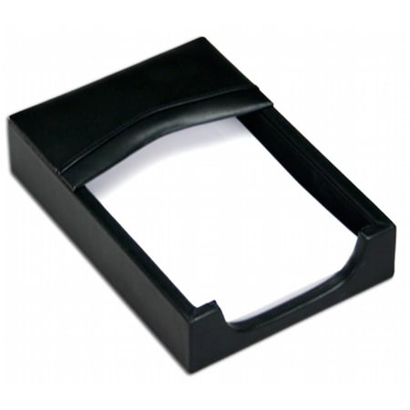 Dacasso This memo holder features hand-tucked genuine top-grain leather with a felt inner liner.  <li>Materi A1009