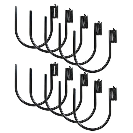 Mytee Products E-Track Large Rack Enclosed Trailer Truck Van Hauler Cargo Large JHook, 10PK ETK-URx10