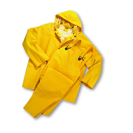 West Chester Protective Gear FR Treated Three-Piece Rainsuit, 0.35mm 4035FR/6XL