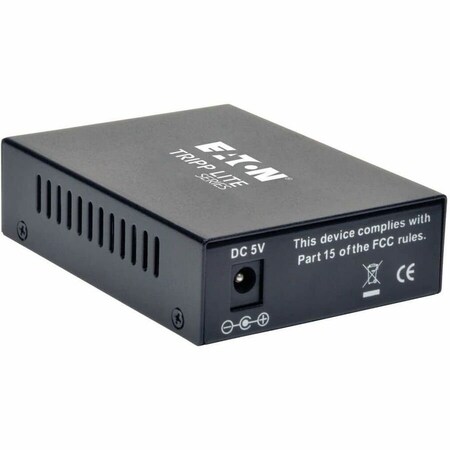 Eaton Eaton Media Converter, Ethernet to Singlemode Fiber SC, 10/100 Mbps N784-001-SC-15