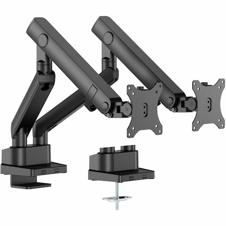 Siig DUAL 38IN MECHANICAL SPRING MONITOR ARM TOP MOUNT-BLACK CE-MT2U12-S2