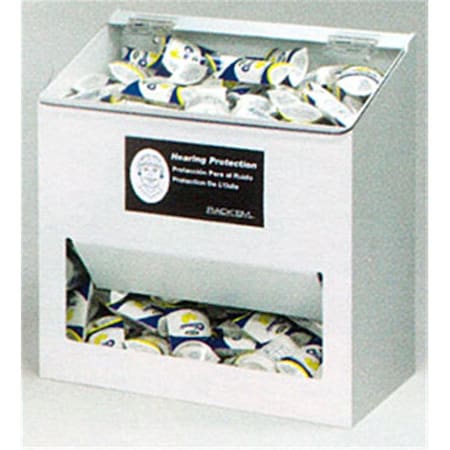 Val-Pak Products RackEm Racks  300-Pair Foam Ear Plug Dispenser - Clear Lid RA299991