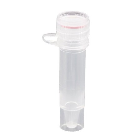 Simport Scientific Micrewtube Screw Cap Tube with Loop, Non-Graduated, 1.5ml Free Standing, 500 per Case, 500PK 144531