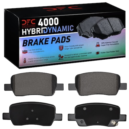 Dynamic Friction Co DFC 4000 HybriDynamic Brake Pads 4000-2381-00