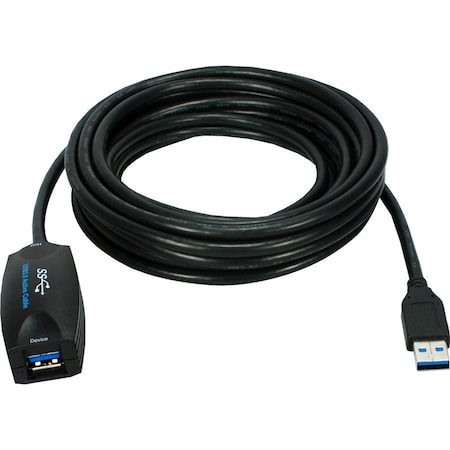 Qvs 16FT USB 3.0 5GBPS ACTIVE EXTENSION CABLE USB3-RPTR