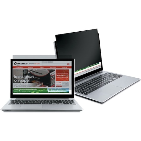 Innovera Blackout Privacy Filter for 15.6" Widescreen Notebook, 16:9 Asp Ratio IVRBLF156W