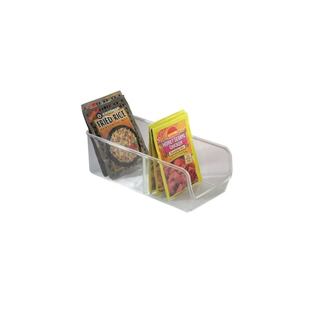Idesign Spice Organizer Linus 3-1/2in H X 5in W X 10-1/2in L Clear Clear 54930