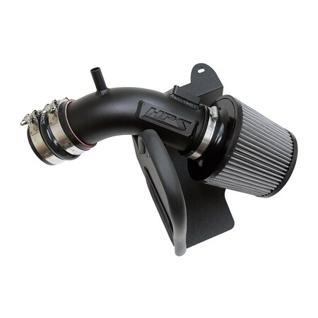 Hps Performance Air Intake Kit with Heat Shield, Black,  827-665WB