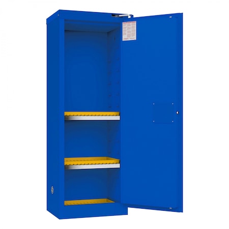 Durham Mfg Corrosive Storage, 22 Gallon, Self Close 1022S-293T