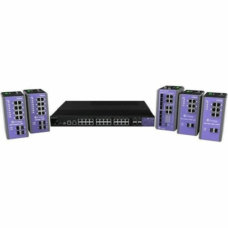 Extreme Networks 12-PORT ISW INDUSTRIAL ETHERNET SWITCH 4 10/100/1000BASE-T 90W POE PORTS 4 COMBO ISW-4W-4WS-4X