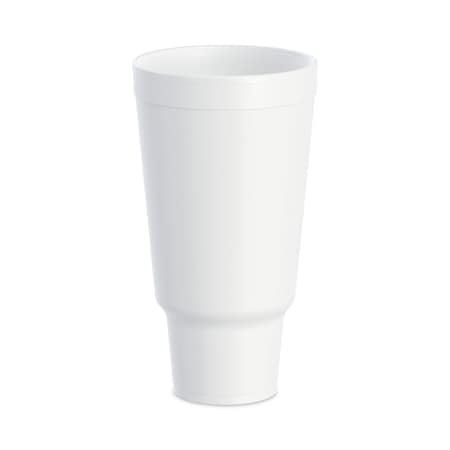 Dart J Cup Insulated Foam Pedestal Cups, 44 oz, White, 300PK 44AJ32